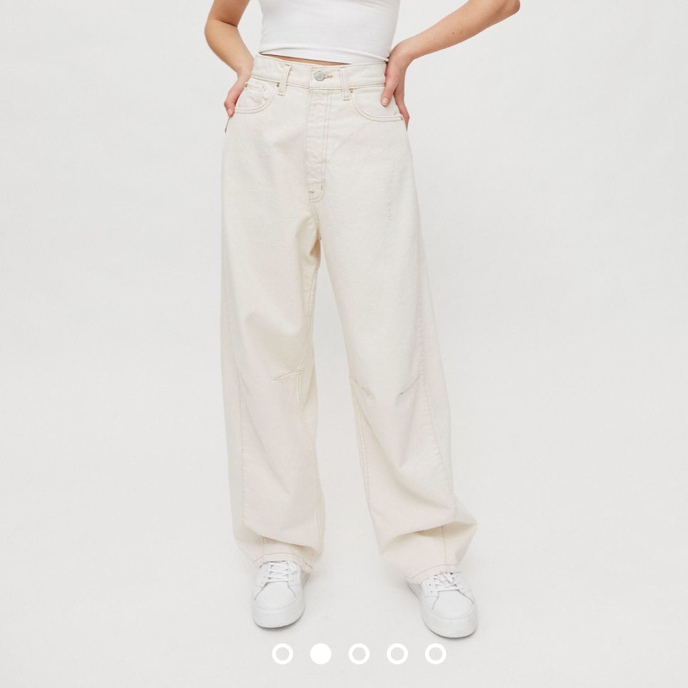 BDG Rih Extreme Baggy Jean - Ecru Denim